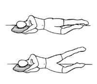 Hip abduction in side-lying graphic